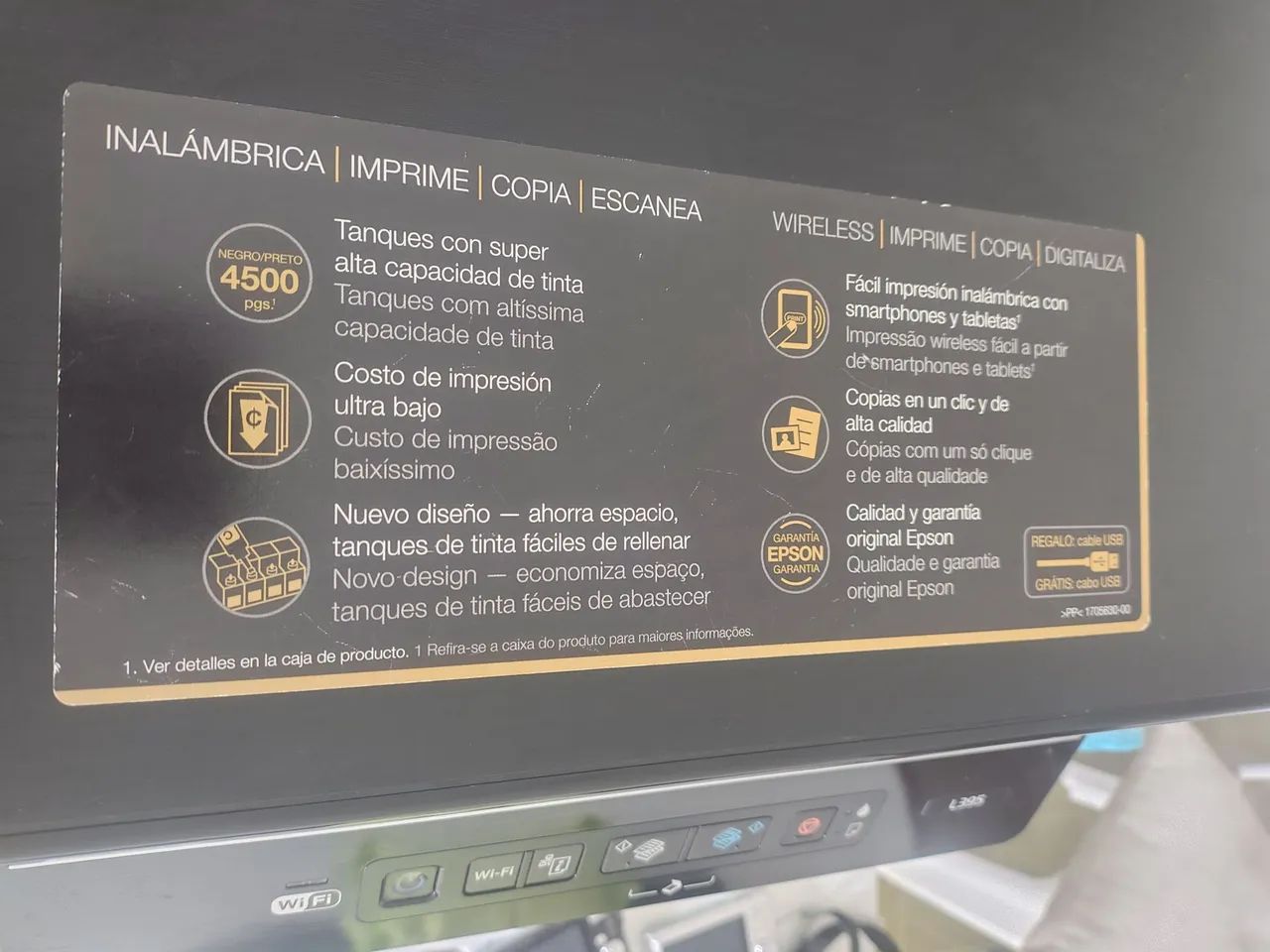 Impressora Epson completa funcionando perfeitamente  - Foto 5
