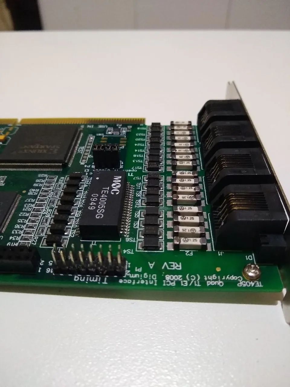 Placa PCI Digium TE405P 4 Portas E1 T1 Asterisk PABX - Foto 3