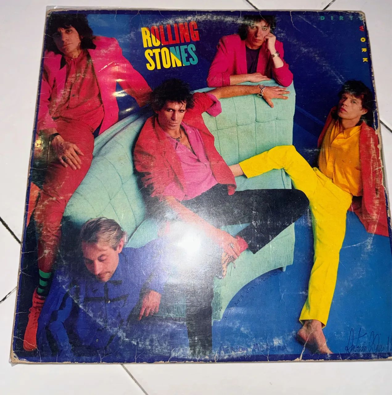 LP Rolling Stones - Dirty Work - Foto 4