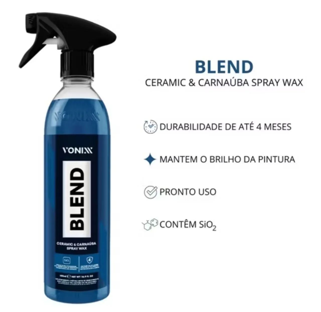Vendo cera blend líquida com carnaúba, mais flanela 