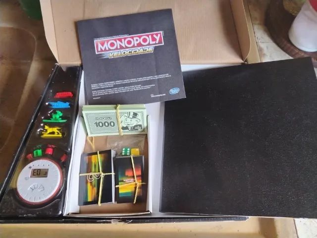 Monopoly Speed Hasbro - Jogo de Tabuleiro Completo - Foto 3