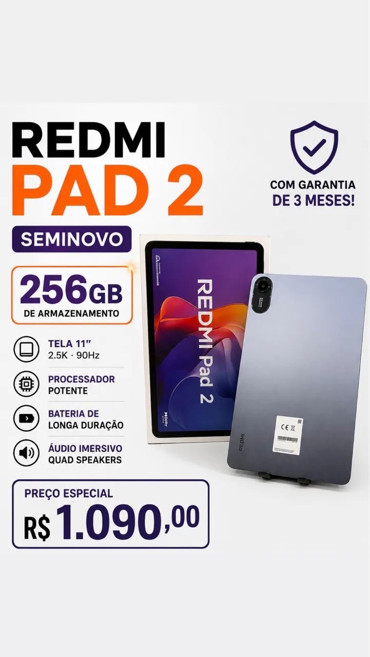 REDMI PAD 2 256GB - Foto 3