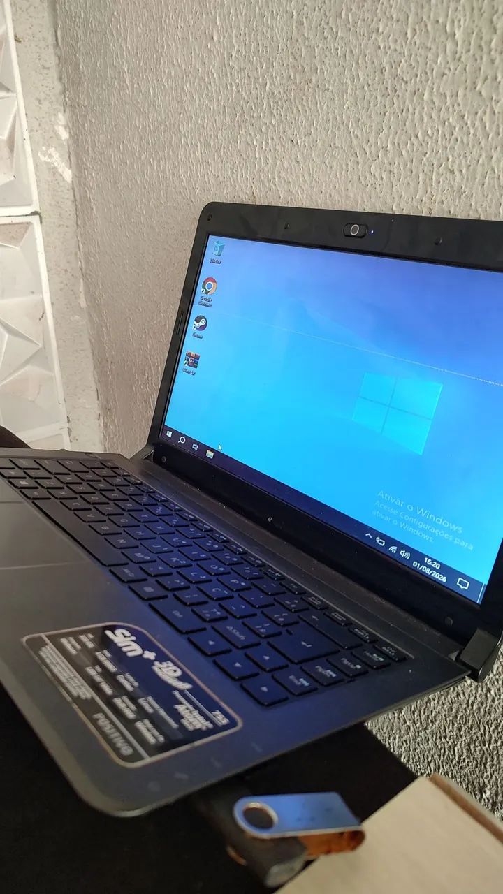 Notbook 500gb 4ram aceito trocas