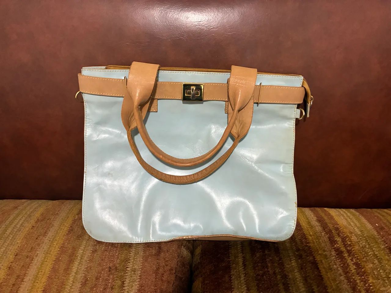Bolsa de couro legítimo 
