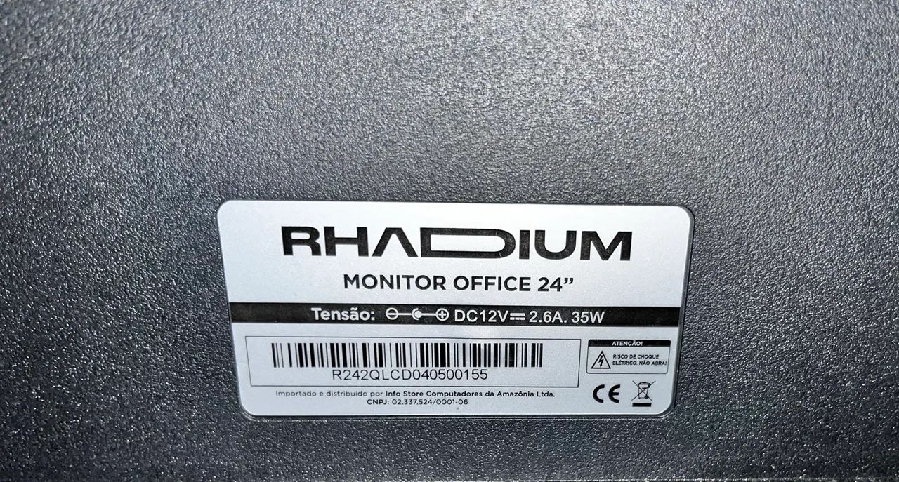 Monitor RHADIUM 24 polegadas  - Foto 2