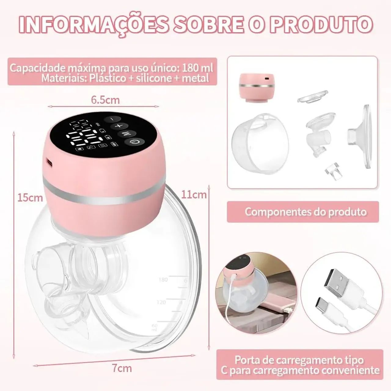 Bomba de tirar leite - Foto 2
