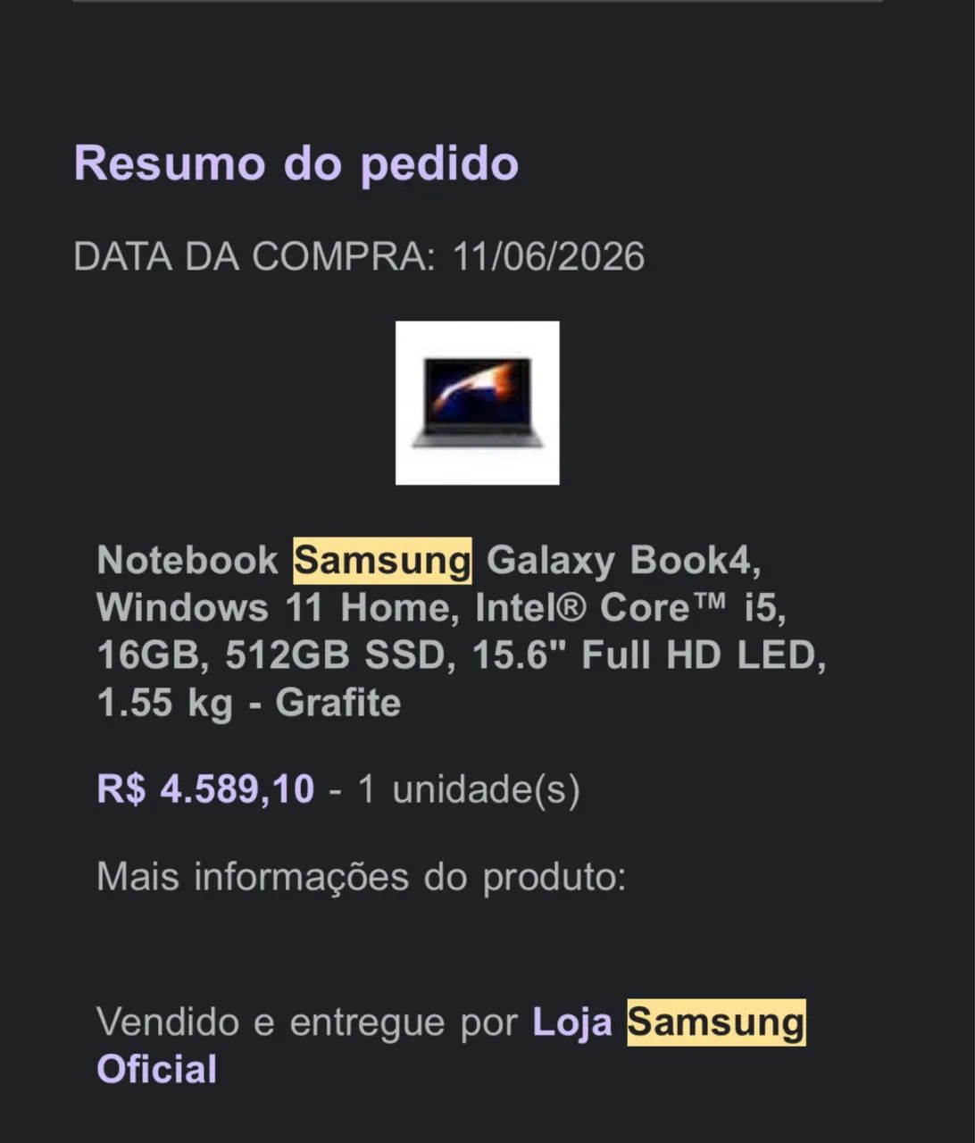 Notebook Samsung Galaxy Book 4 - Foto 4