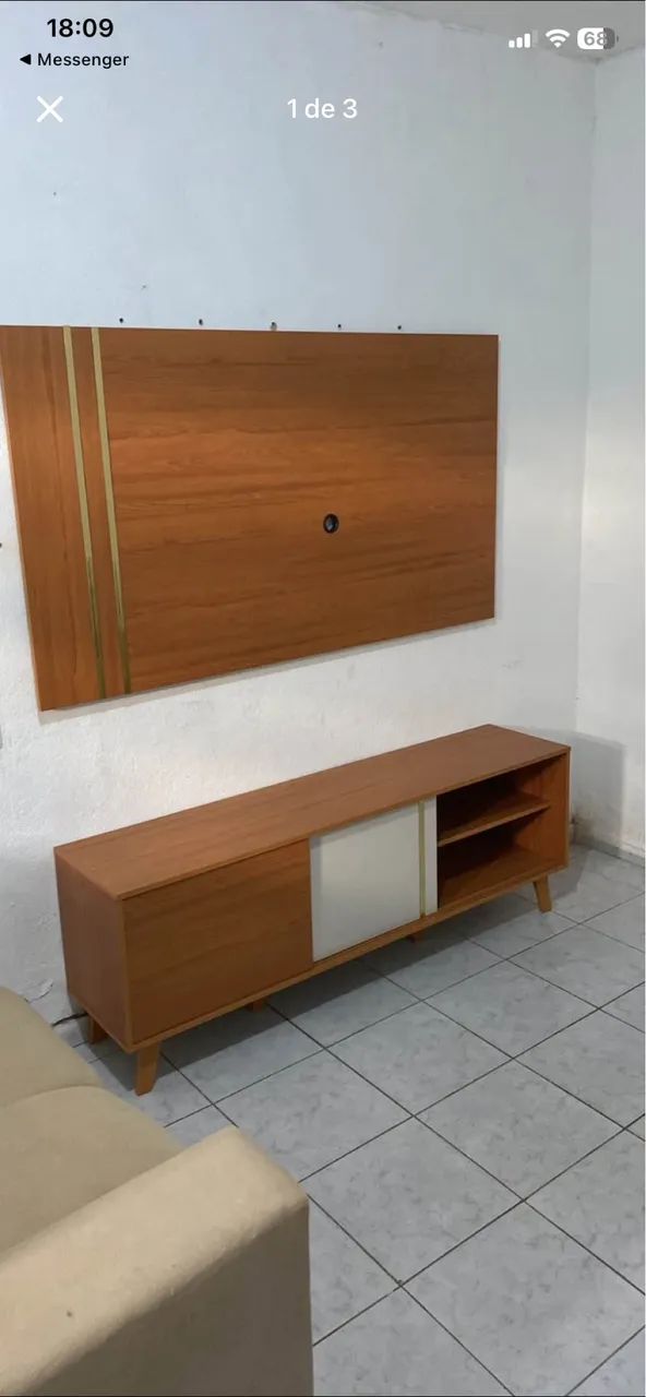Rack com painel 