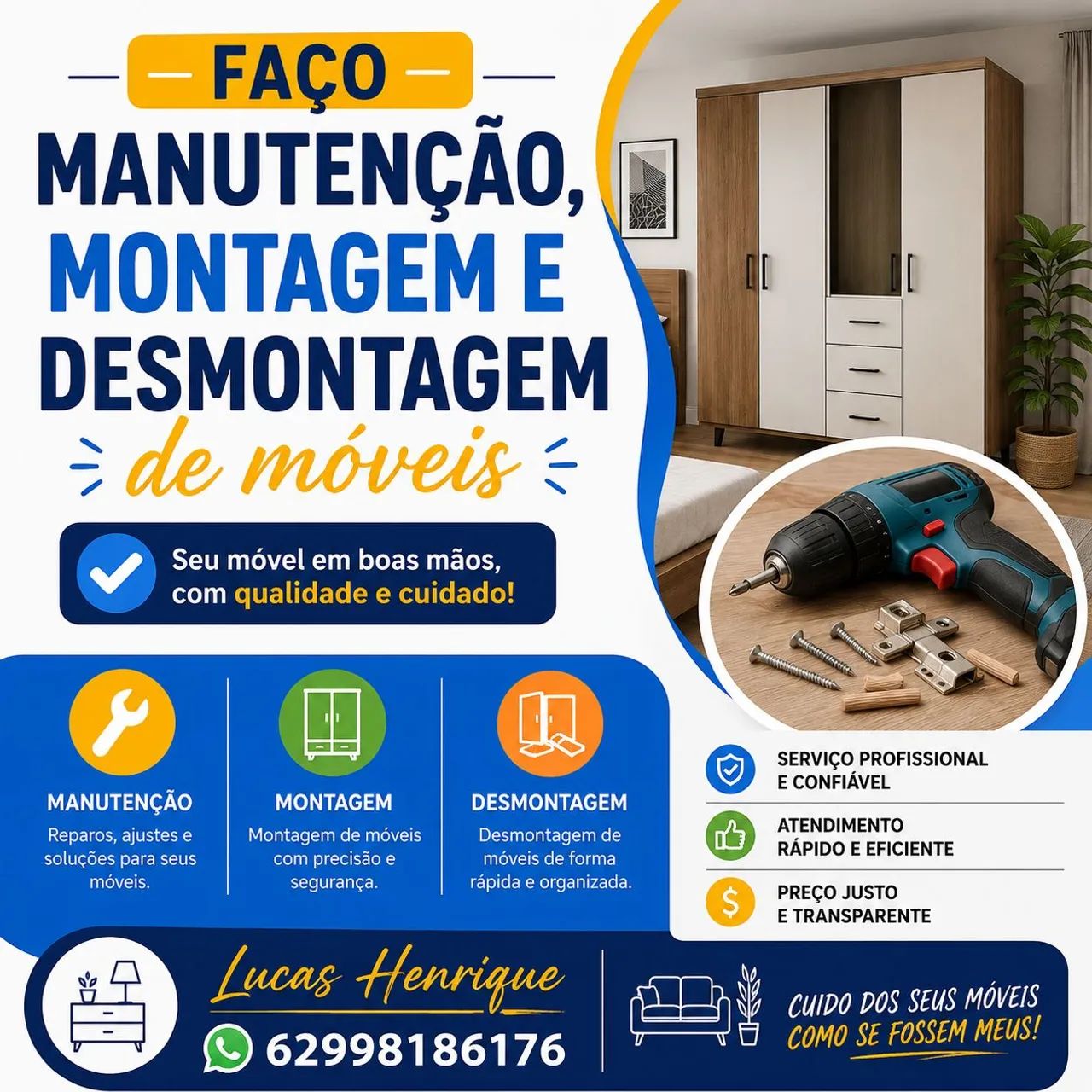 Manutenção, montagem e desmontagem 
