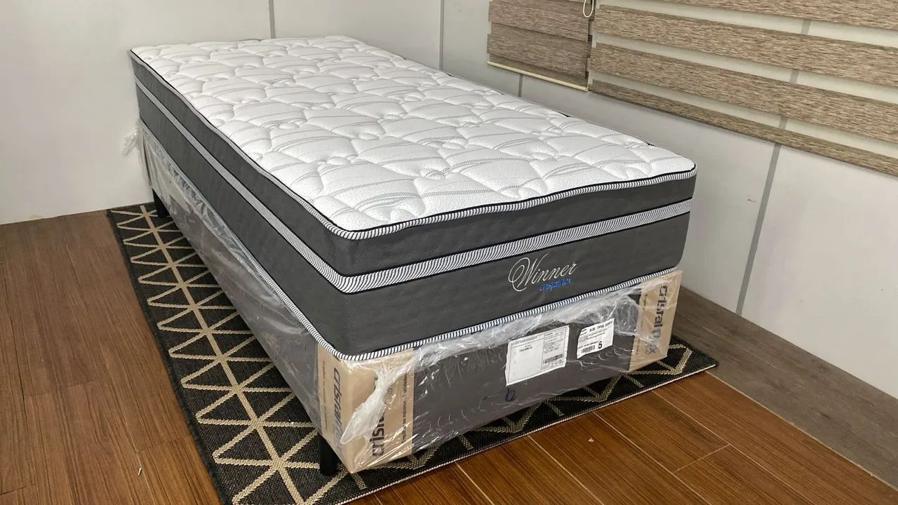 Cama box solteiro Diamond - Novo - Foto 2