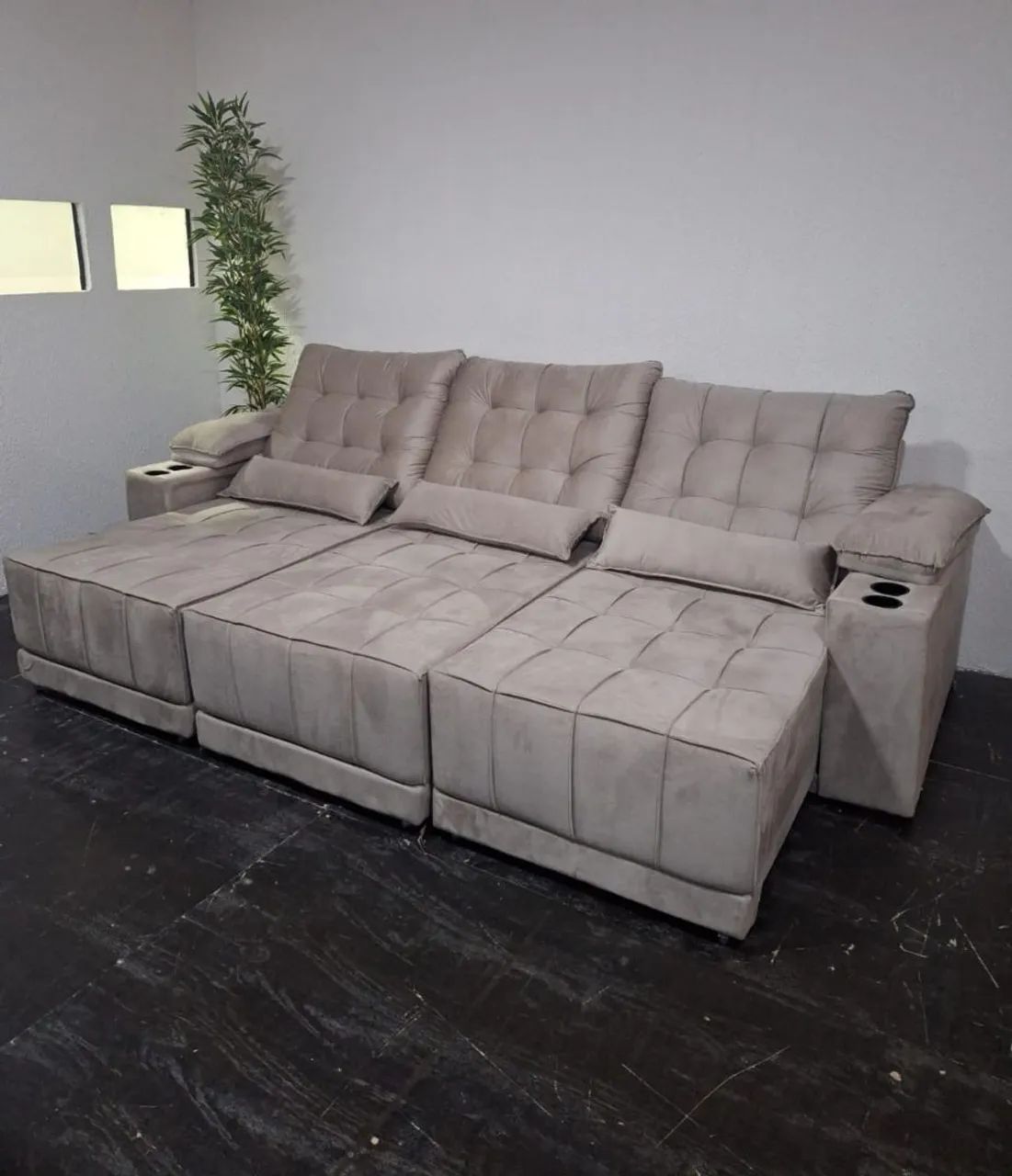 Sofá retrátil e reclinável Heitor 