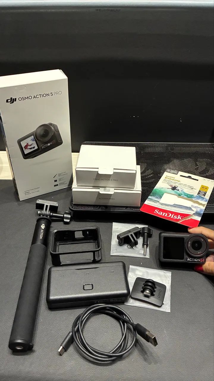 Câmera DJI Action 5 Pro + Micro SD original