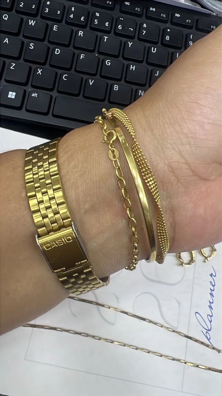 Pulseira ouro 18k - Foto 3