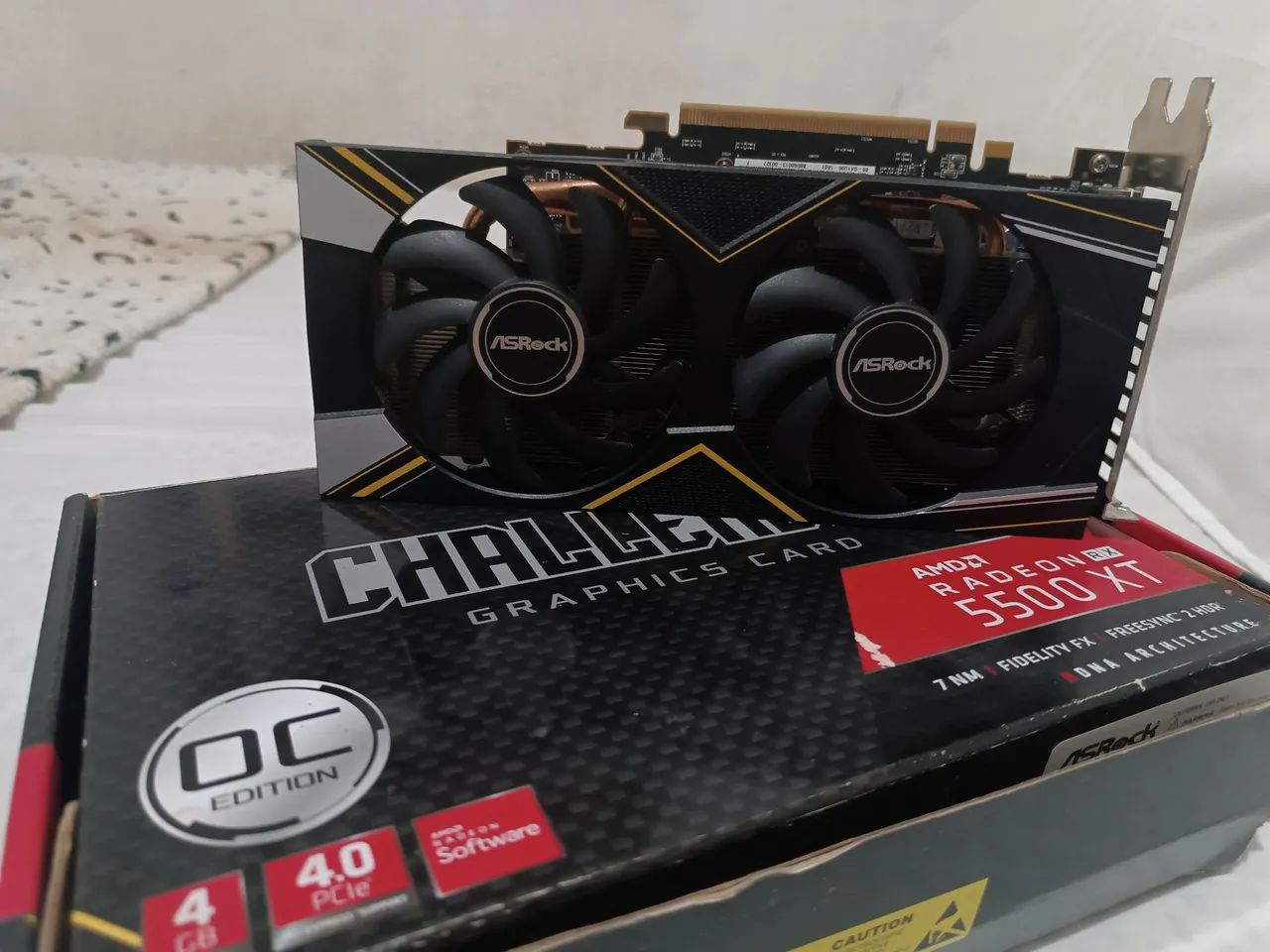 Placa de vídeo AMD 5500XT 4GB - Foto 3