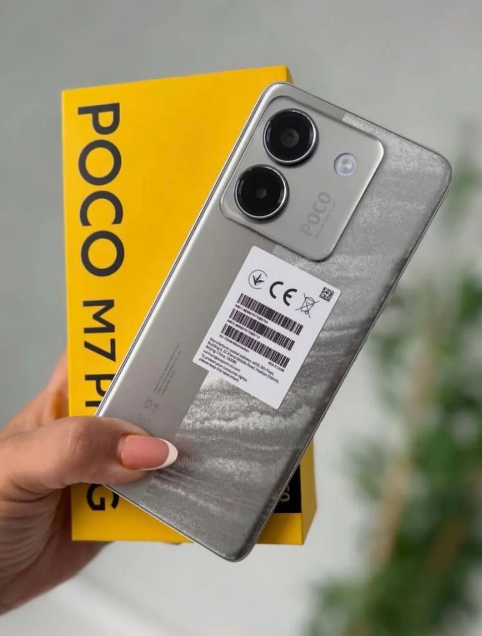 Celular Com Bastante Memória - 512/12 Prata - Poco M7 Pro 5G