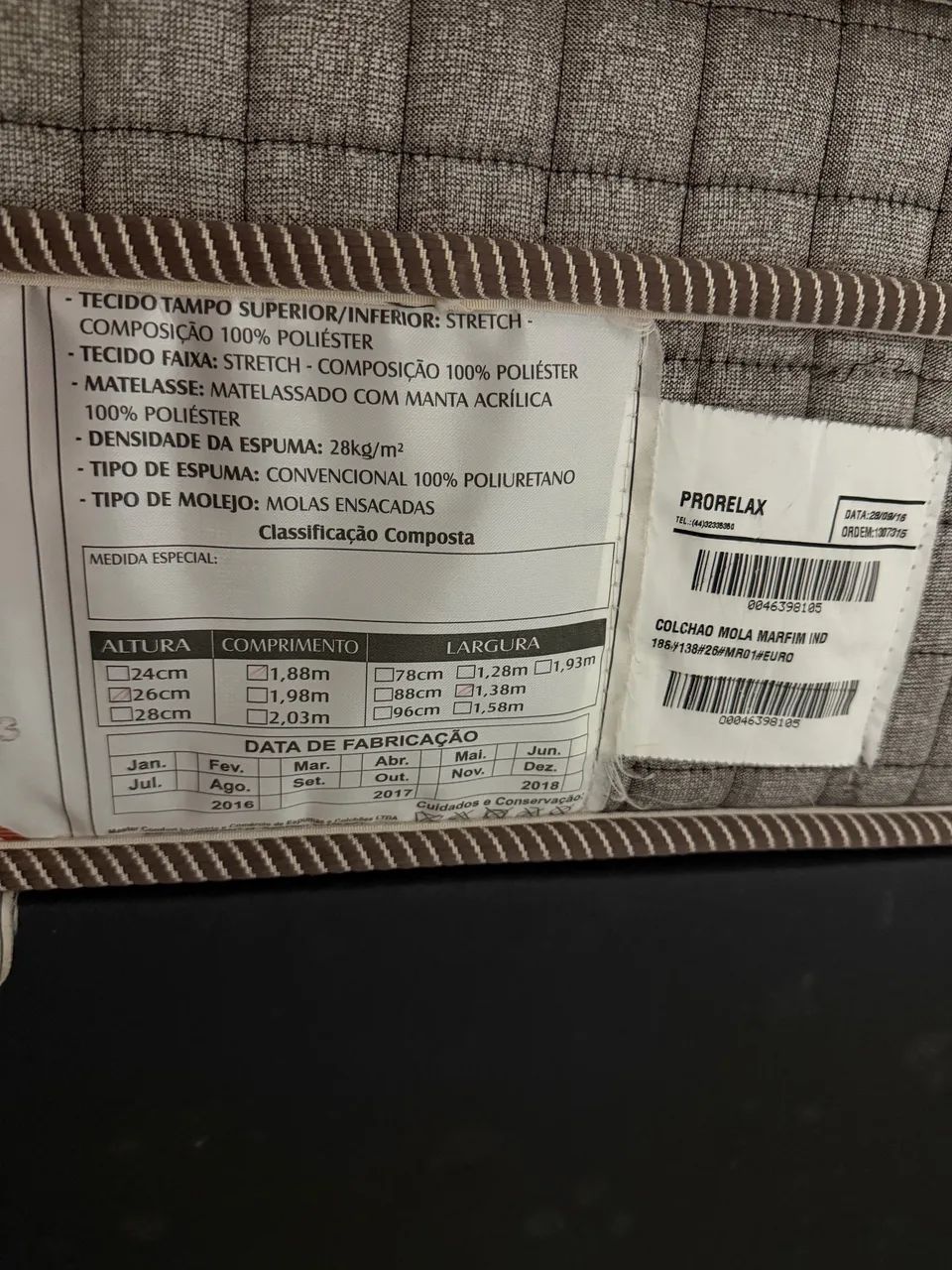 Cama de casal com colchão mola prorelax - Foto 2