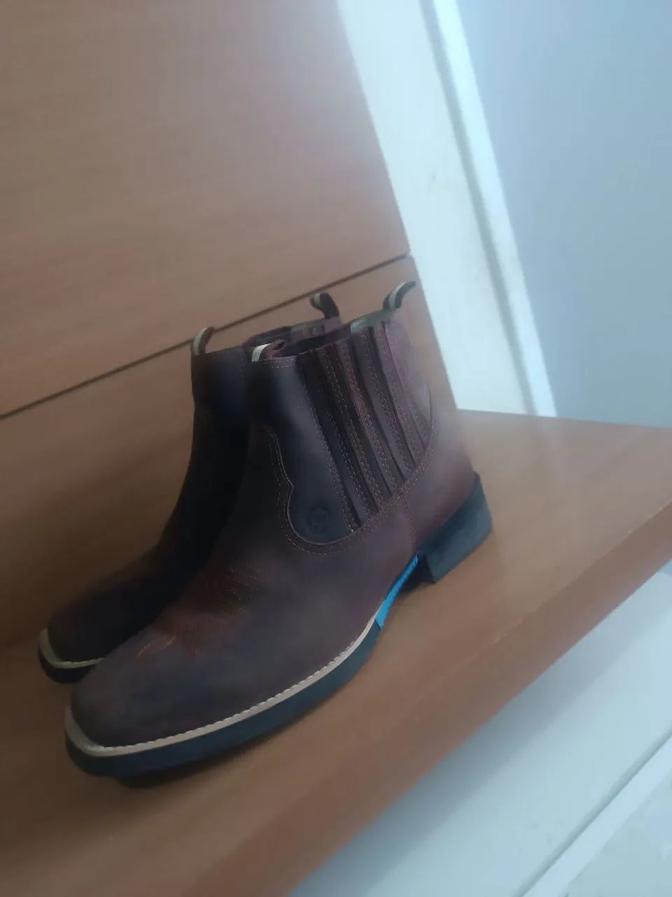 Bota de couro  - Foto 5