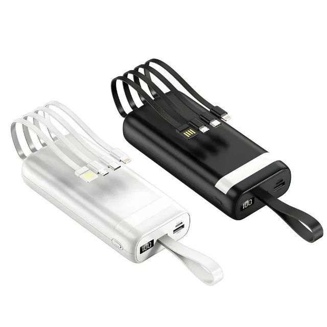 Power Bank Universal de 20.000mAh para Android e iOS, com Lanterna Integrada - Foto 5