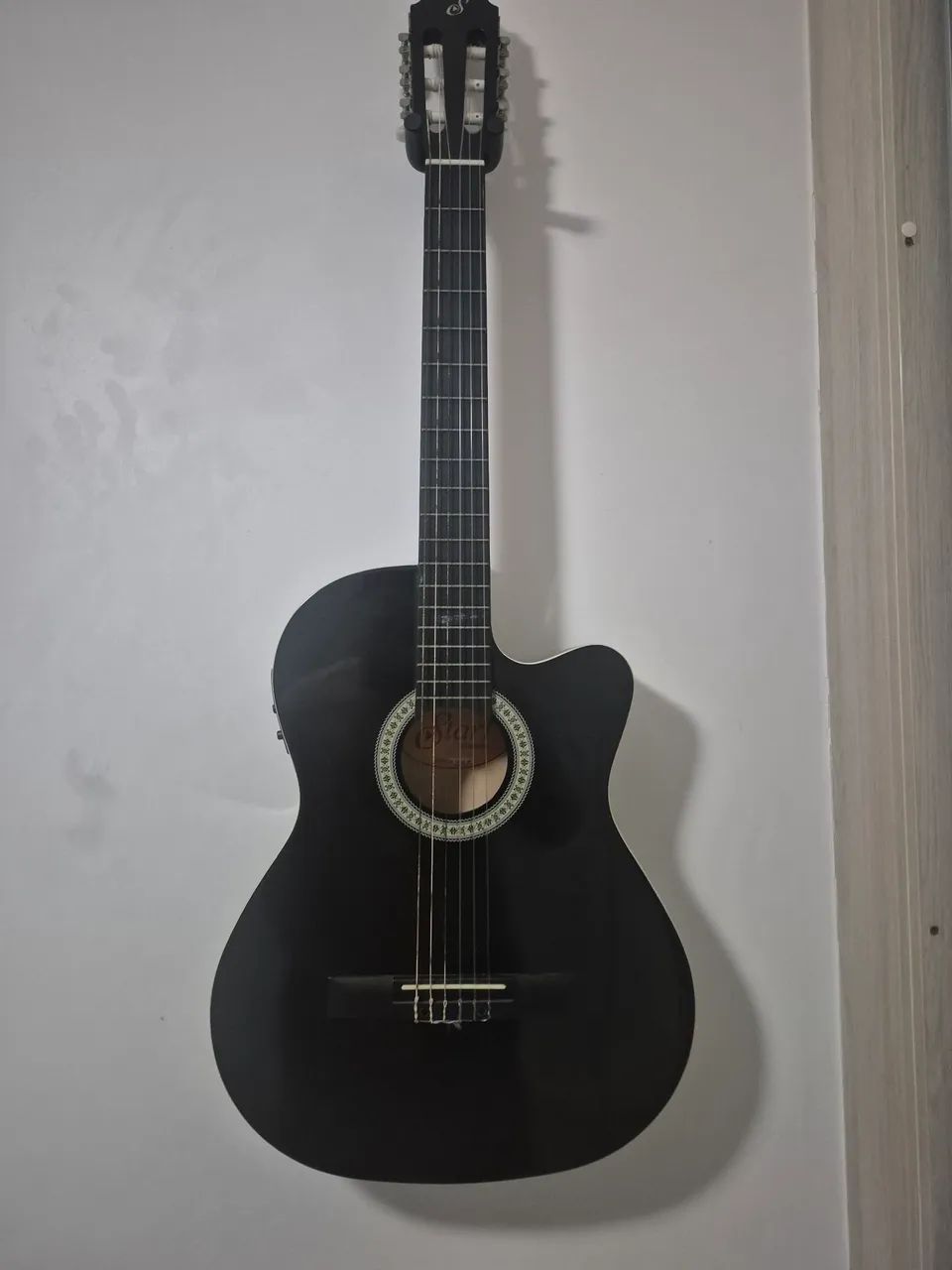 Violão giannini eletroacústico preto