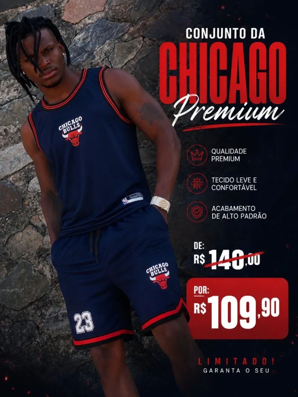 CAMISA DA CHICAGO PREMIUM  - Foto 2