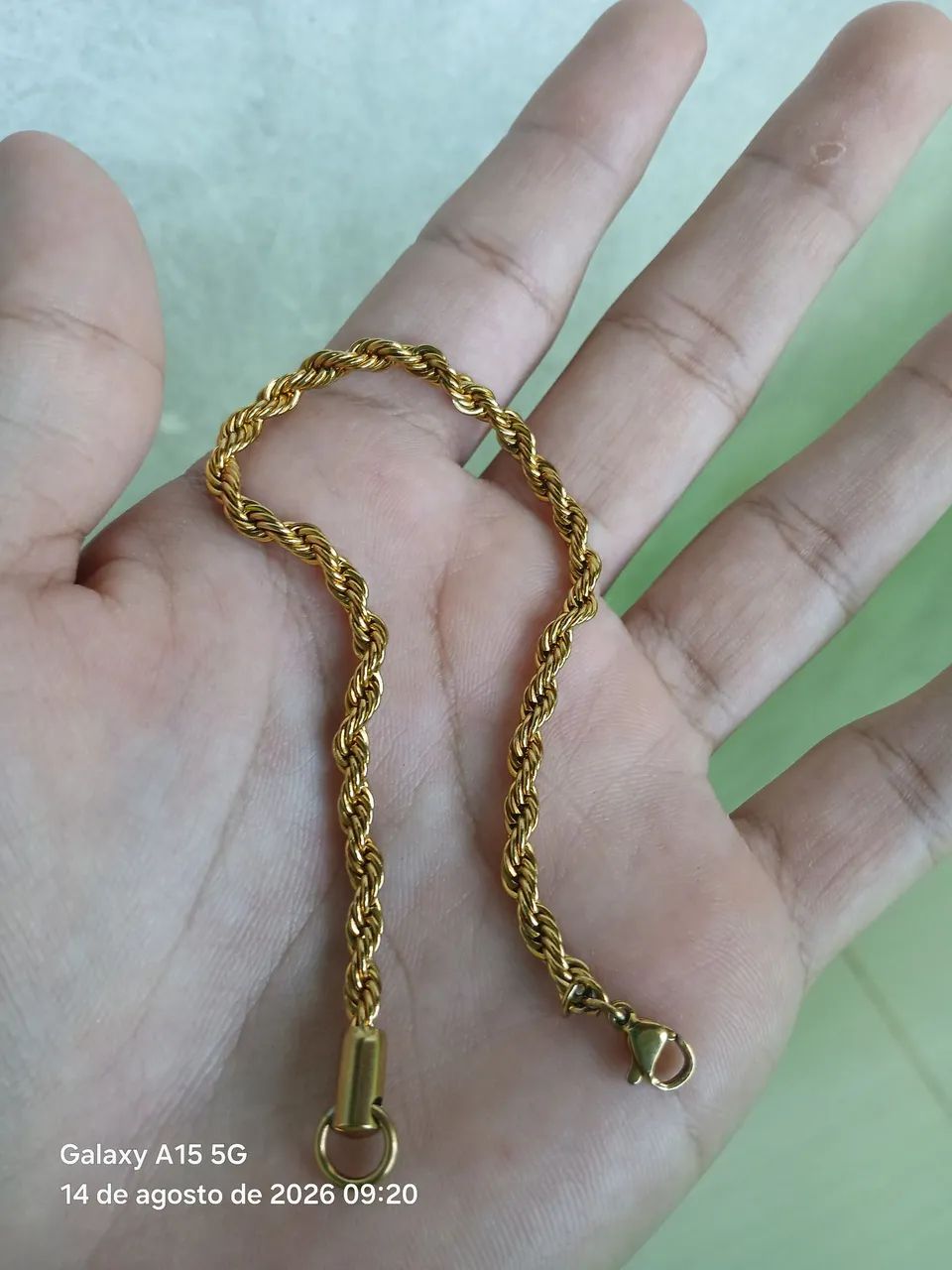 Pulseira de ouro 18k