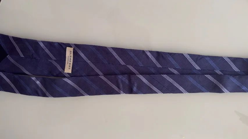 Gravata Burberry azul original  - Foto 5