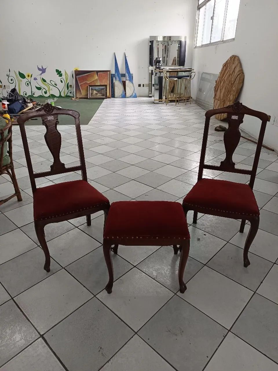 Par de cadeiras clássicas com blanqueta - Foto 3
