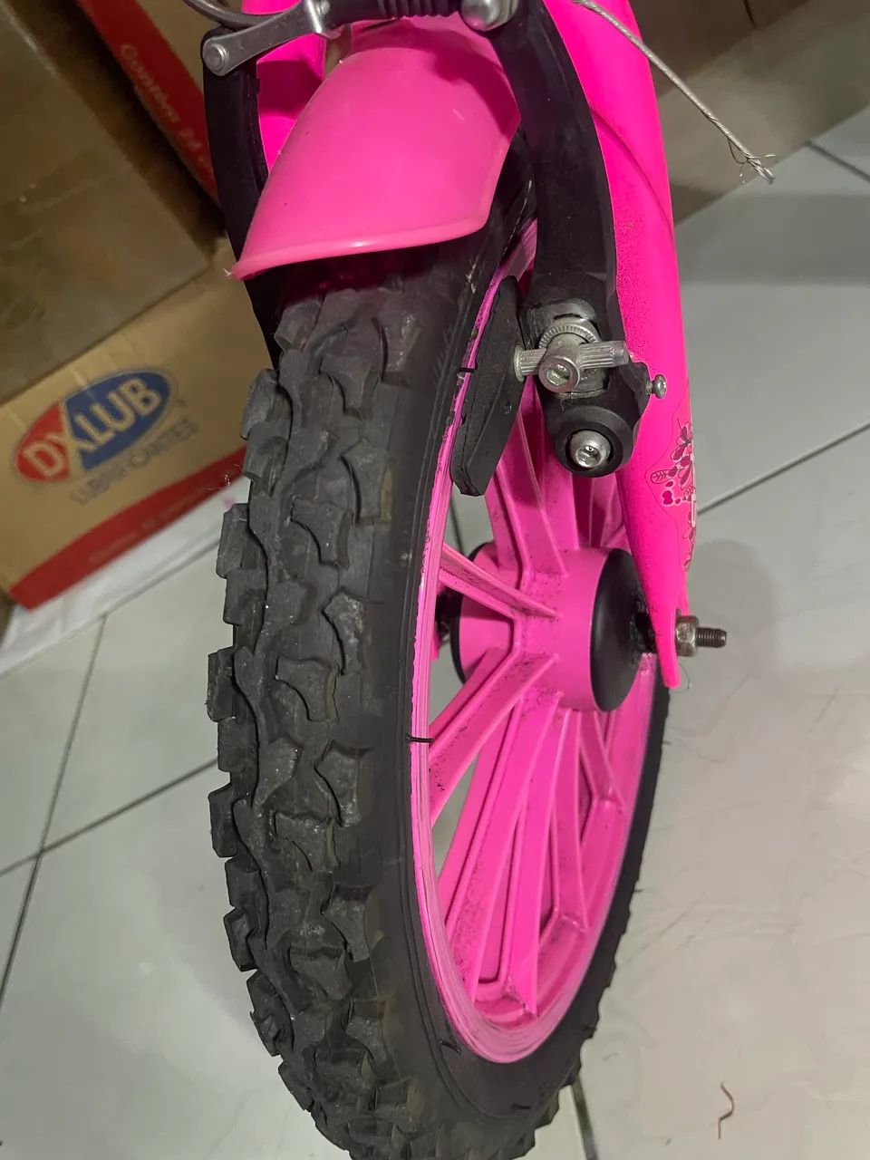 Bike infantil rosa aro 16 - Foto 3