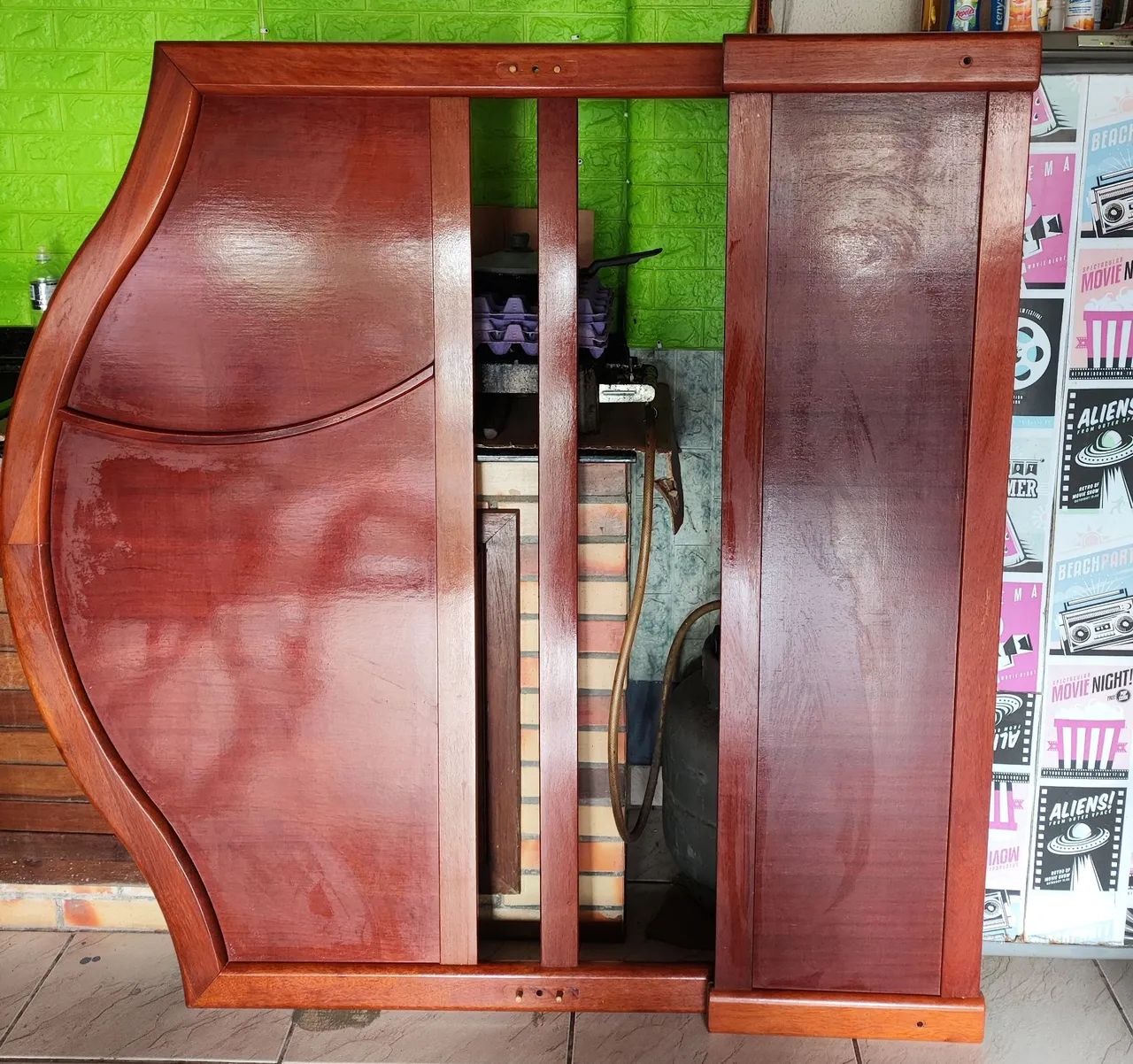 Cama de casal madeira maciça. - Foto 4