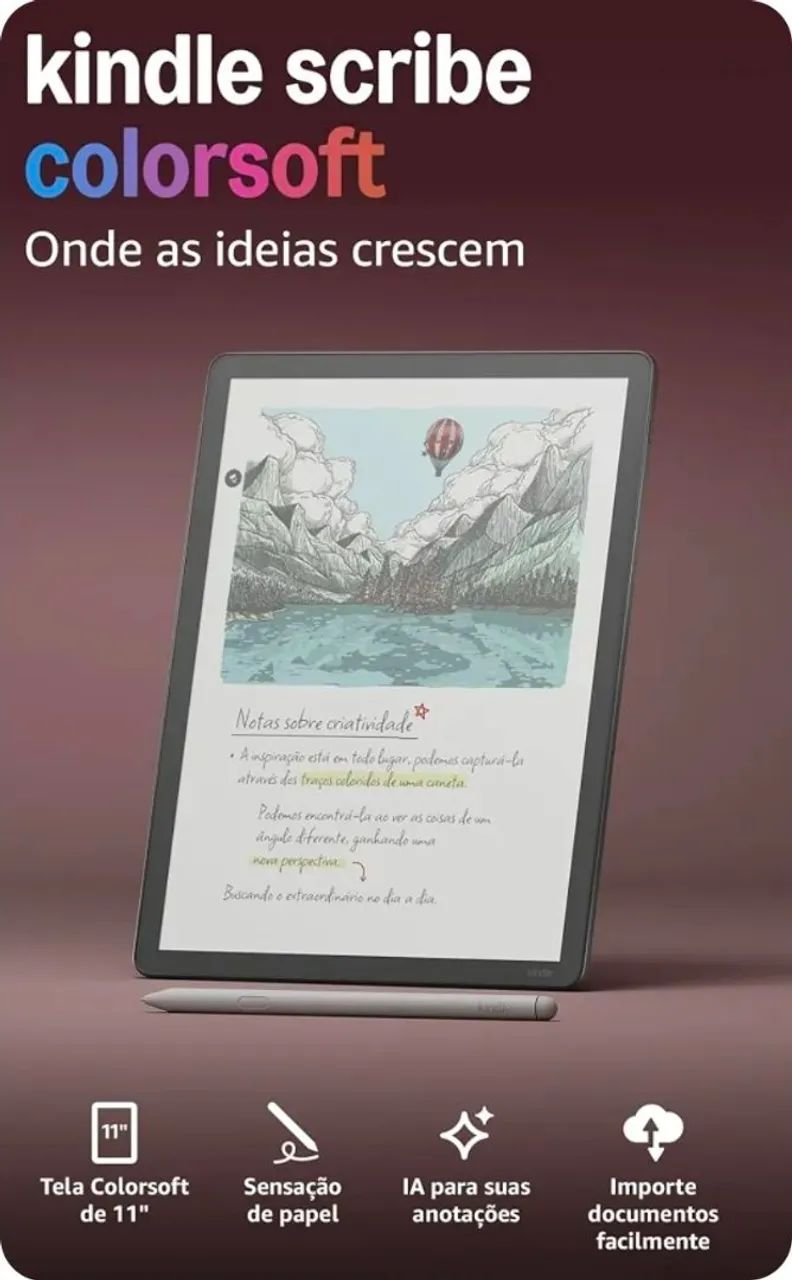 Kindle Scribe Colorsoft Excelente - Foto 2