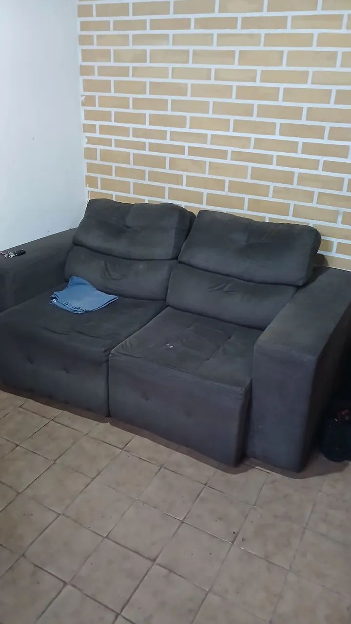 Vendo sofá,  cama e colchão de solteiro