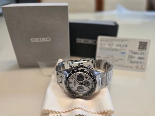 SEIKO PANDA PROSPEX SPEEDTIMER SOLAR - COMPLETO COM CAIXA, CERTIFICADO E MANUAL - NOVO - Foto 4