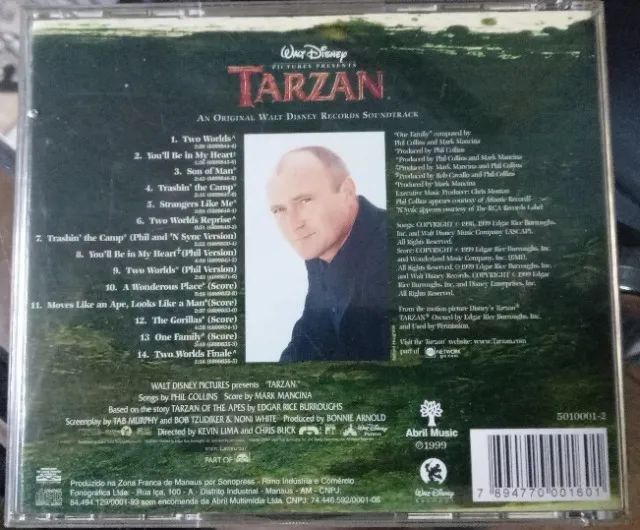 CD Trilha Sonora Tarzan - O Filme - Foto 2
