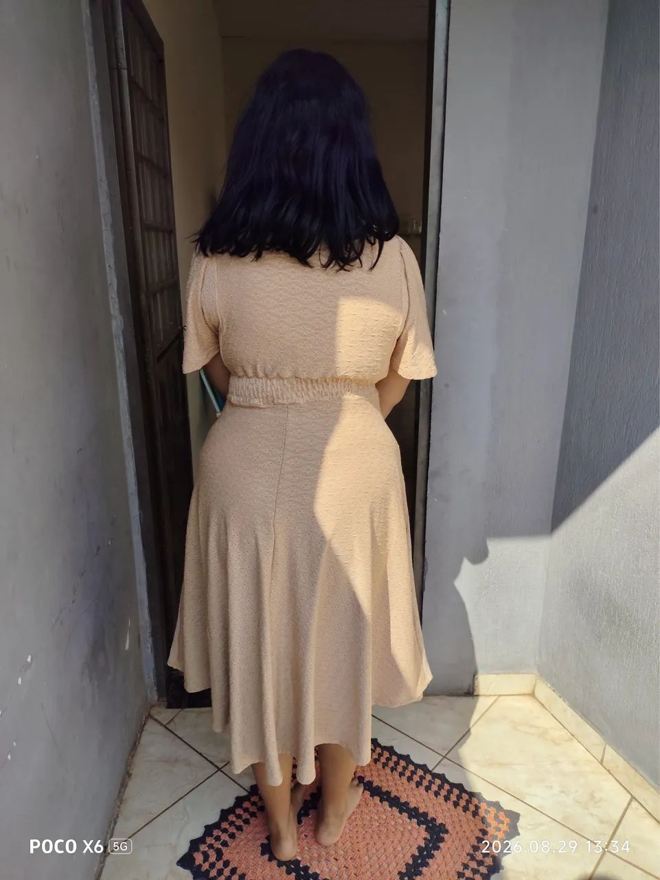 Vestido bege - Foto 2