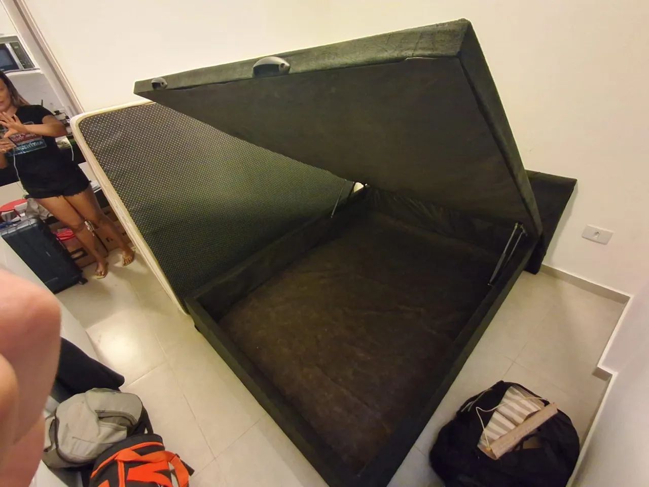 Cama COMPLETA com box e colchão  - Foto 2