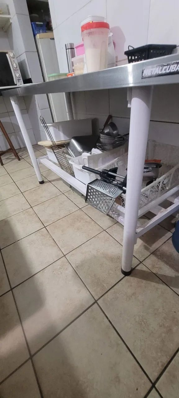 Mesa de preparo inox - Foto 5