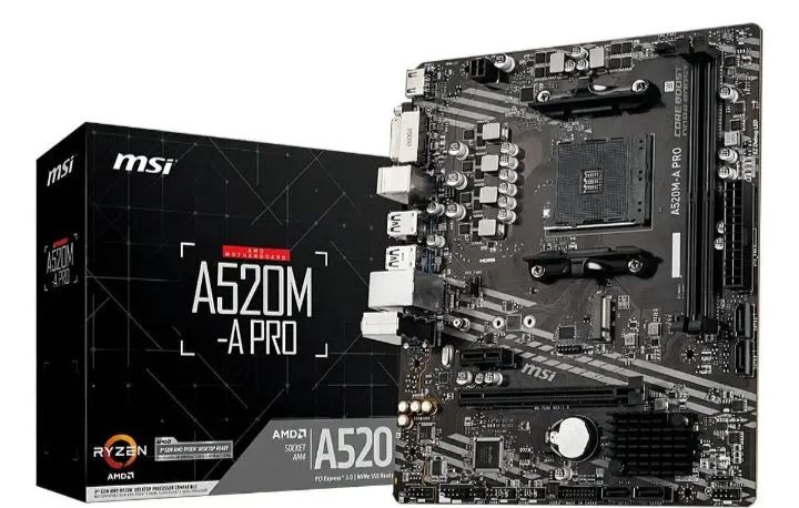 Placa mãe MSI A520M -A PRO