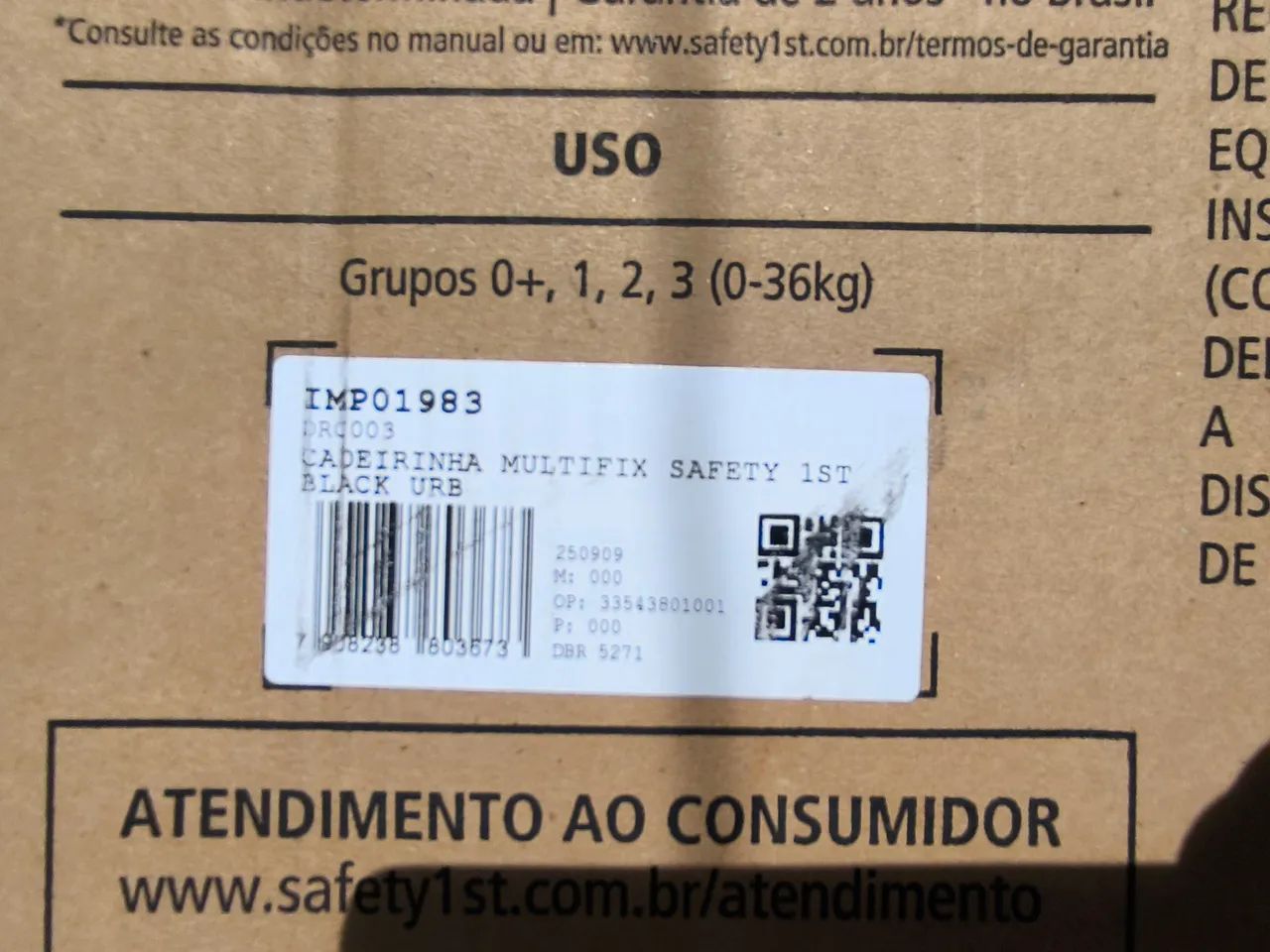 Cadeirinha de Bebê Safety (Nova ) - Foto 3