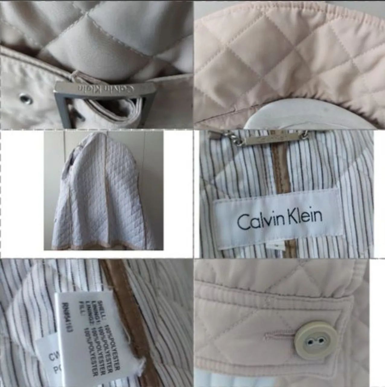 CALVIN KLEIN  casaco trench coat P - Foto 5