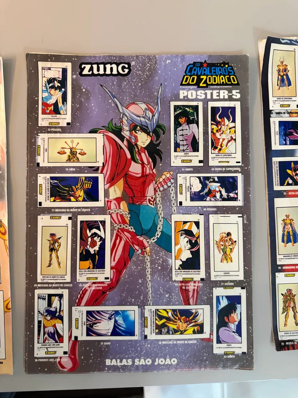 Cavaleiros do Zodíaco Pôster Bala Zung - Foto 4