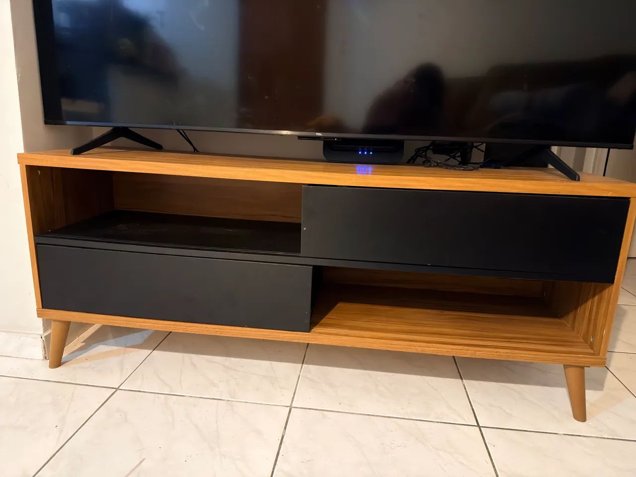 Rack para tv até 65 polegadas 2 portas  - Foto 2