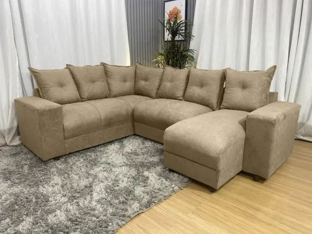 Sofa de Canto 5 Lugares Austria - Foto 5
