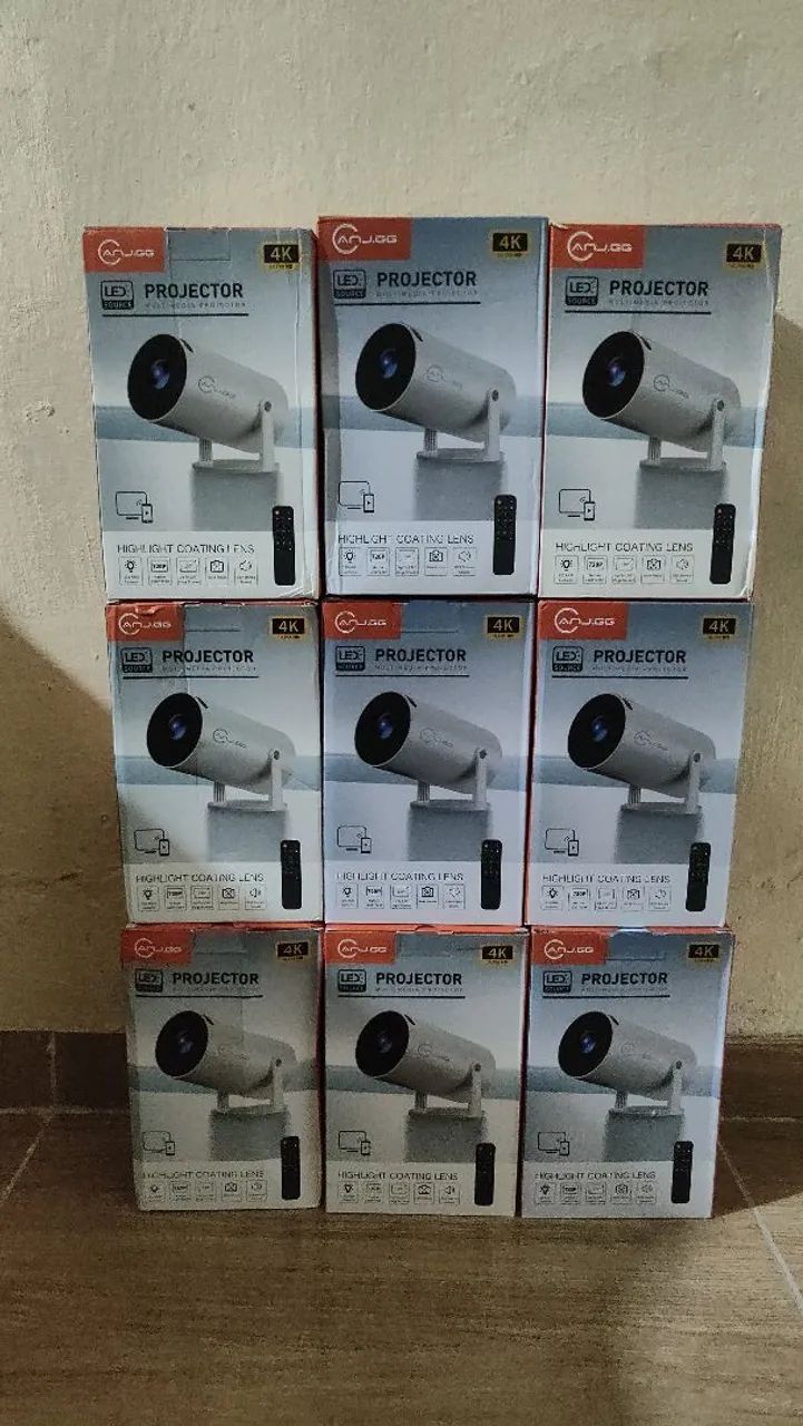 Projetor hy300 pro Android 13 bluetooth 4.0