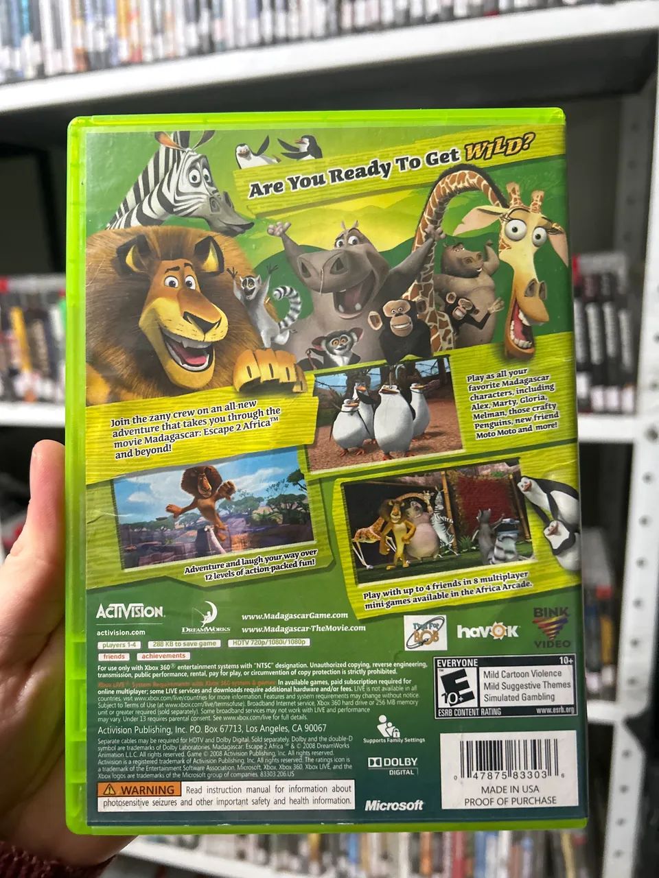Madagascar 2 Escape África Xbox 360 - Foto 2