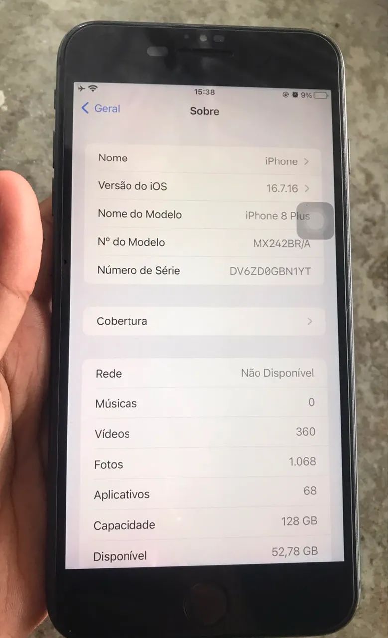 iPhone 8 Plus preto 128gb - Foto 4