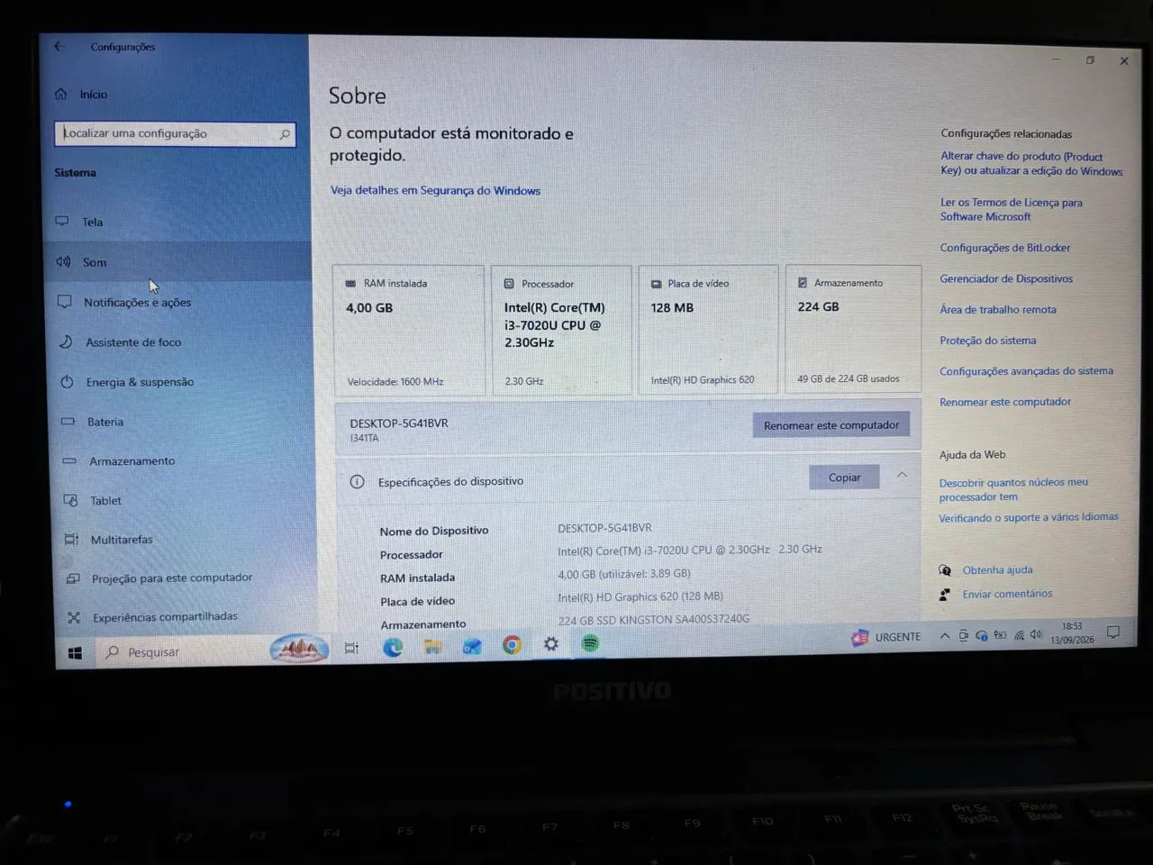 Notebook positivo Motion i3-1300 - Foto 3