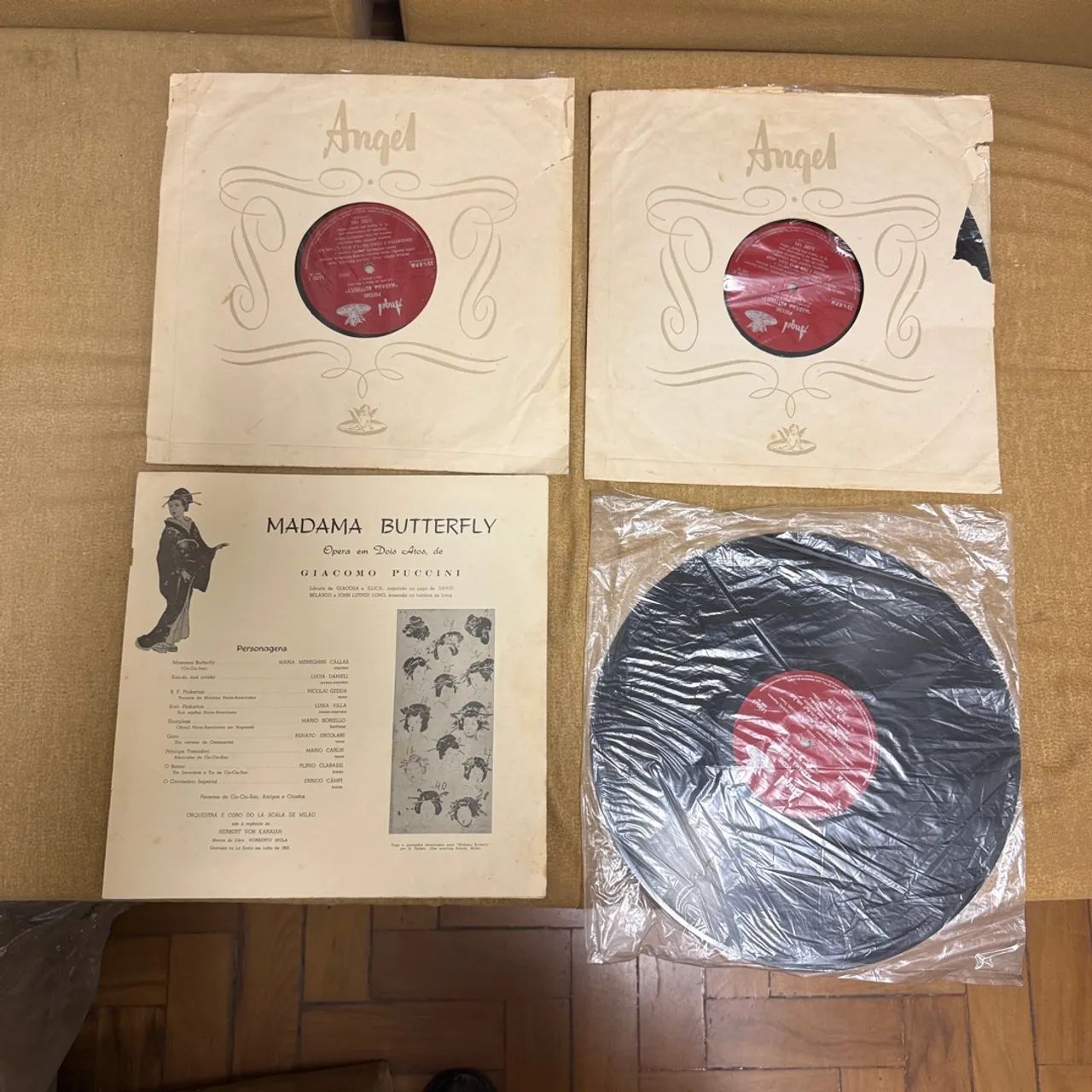 Box Vinil Tríplice Madama Butterfly - Maria Callas / Karajan (1955
