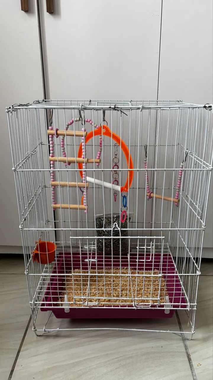 Gaiola com kit completo 