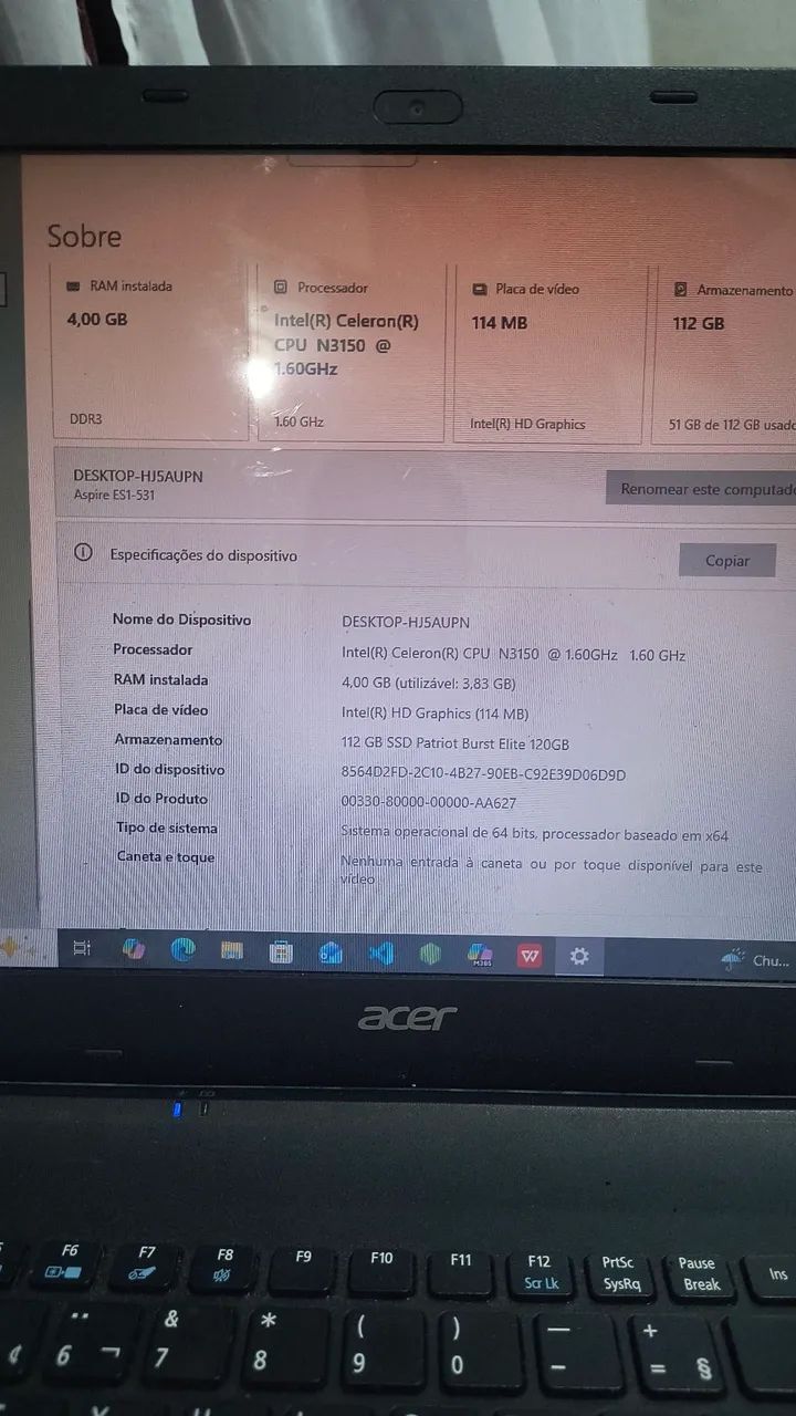 Notebook Acer  - Foto 5