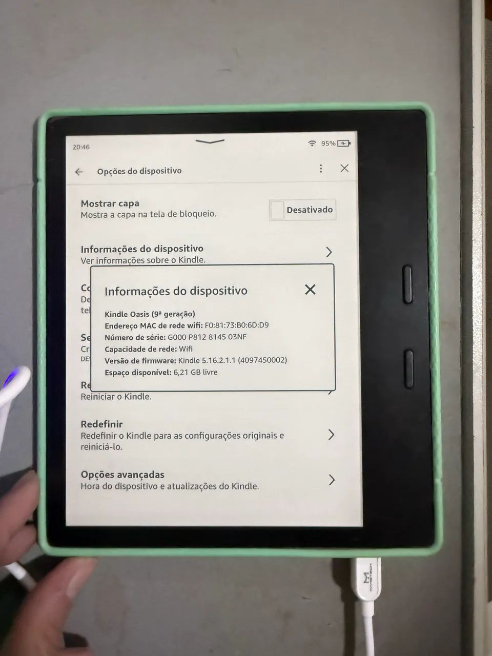 Kindle Oasis geração 9 (2017) - Tablets e E-Readers - Boa Viagem